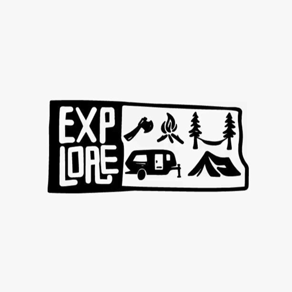 Outdoor Adventure Rv - Autocollants de voiture en vinyle prêts