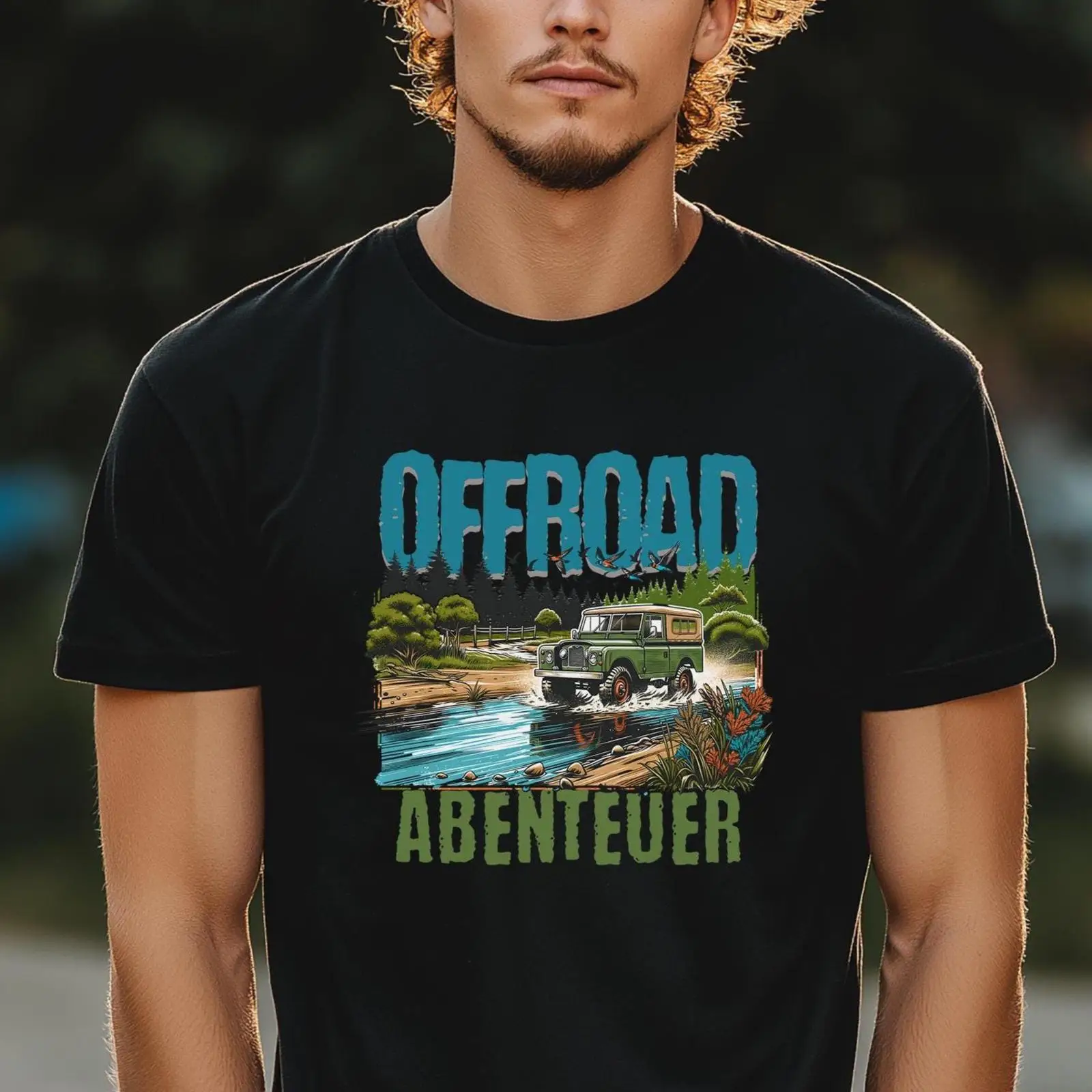 Outdoor Adventure Vehicles - T-shirt homme Offroad Abenteuer 4x4, pour