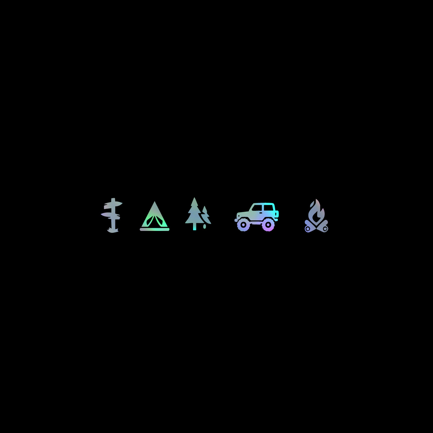 Outdoor Adventure Vehicles - Autocollant en vinyle imperméable à l'eau