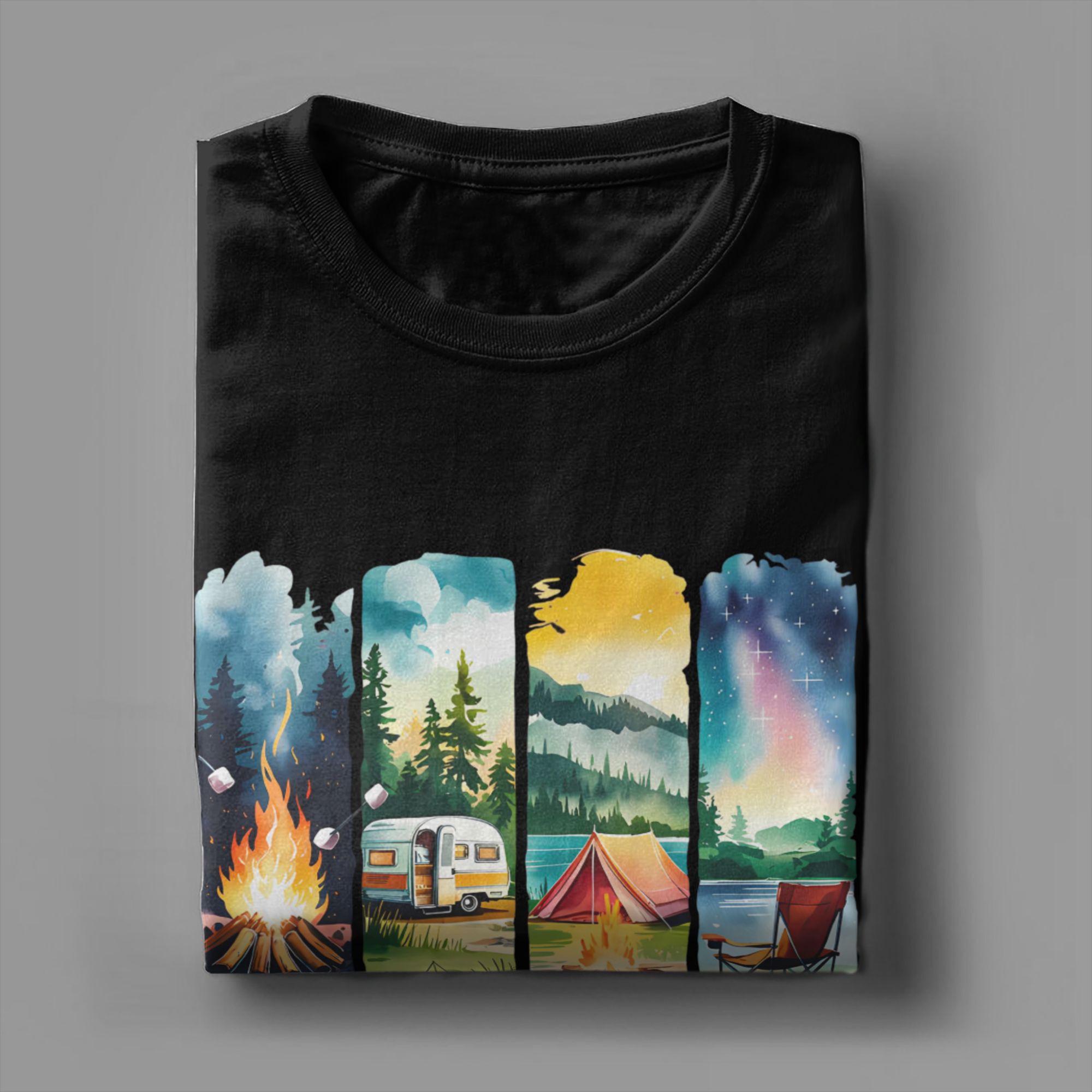 Camping vie T-Shirt RV tente f - Outdoor Adventure Rv avis et prix
