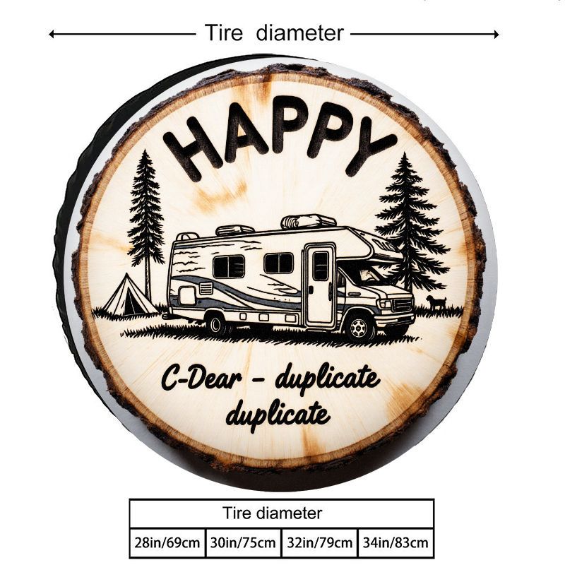 Housse de pneu en polyester su - Outdoor Adventure Rv avis et prix