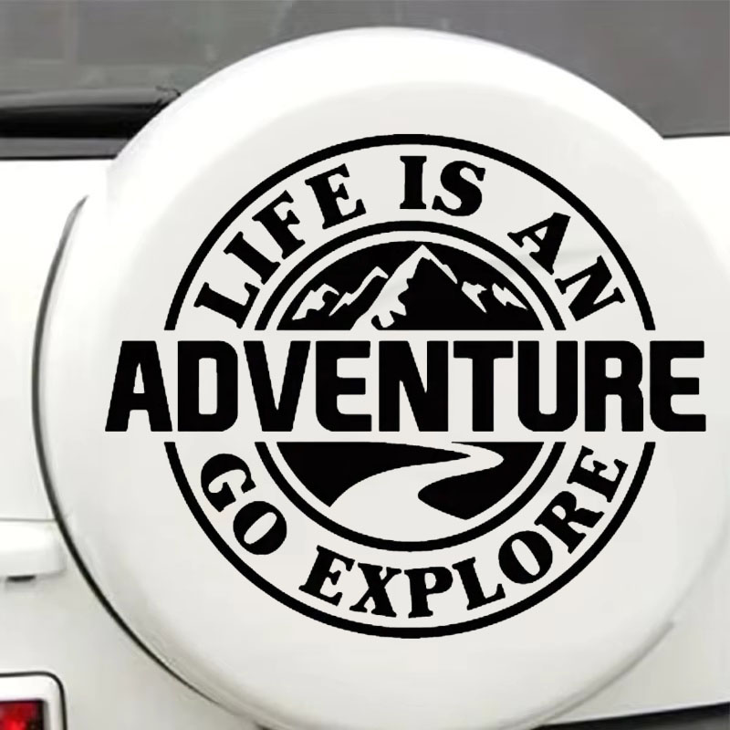 Autocollant extérieur « La vie - Outdoor Adventure Rv avis et prix