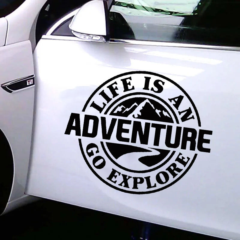 Autocollant extérieur « La vie - Outdoor Adventure Rv avis et prix